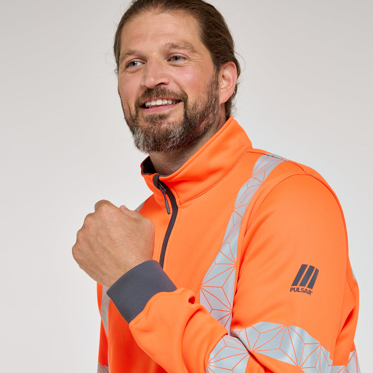Pulsar Quarter-Zip Orange, image 4