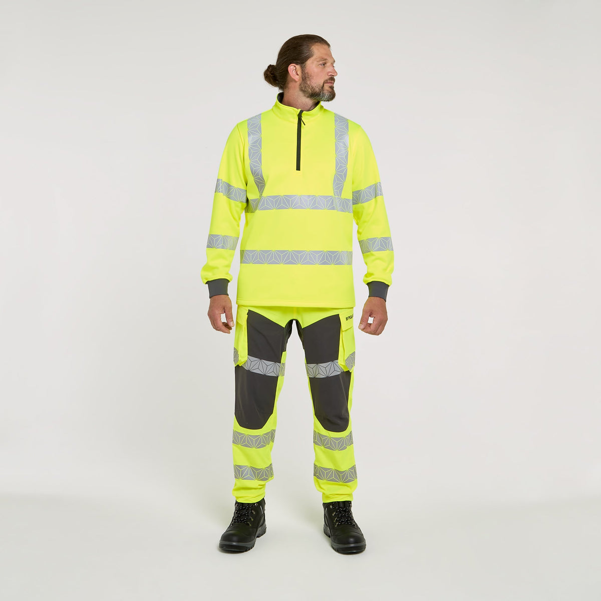 Pulsar Work Pant Yellow Grey in Yellow/Grey, image 5