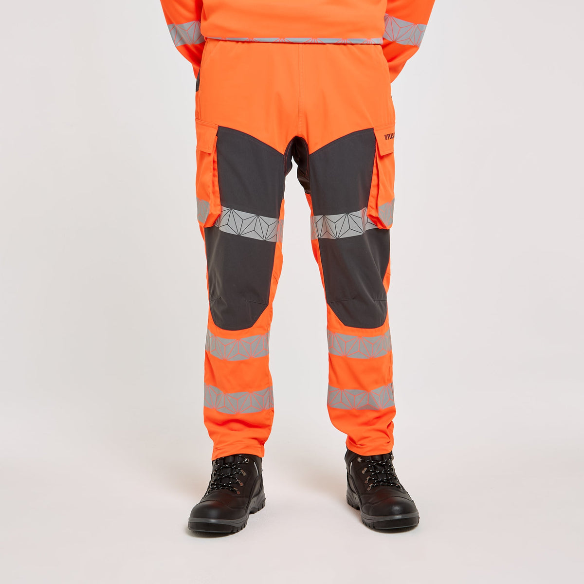 Pulsar Work Pant Orange Grey in Orange/Grey, main product image
