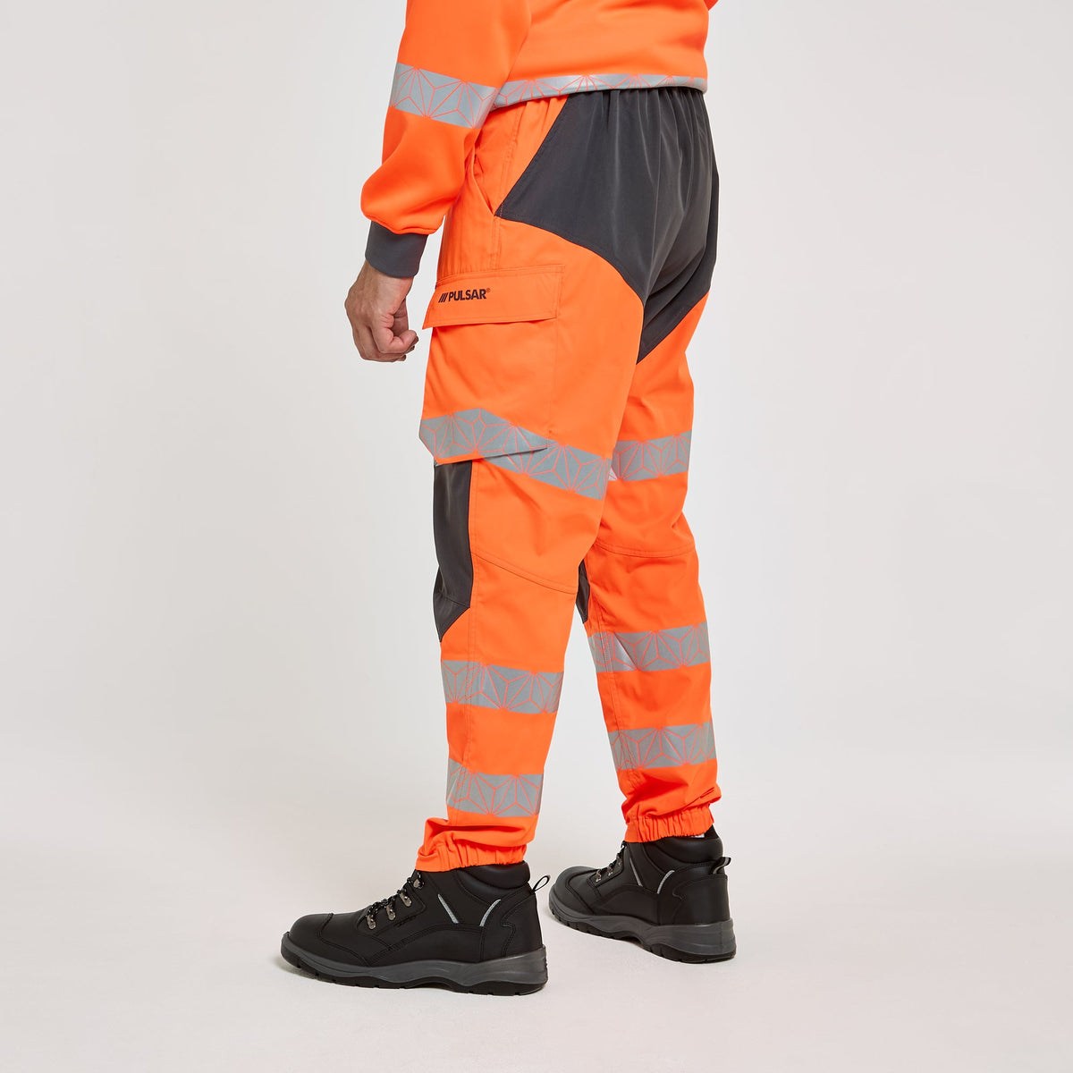 Pulsar Work Pant Orange Grey in Orange/Grey, image 3