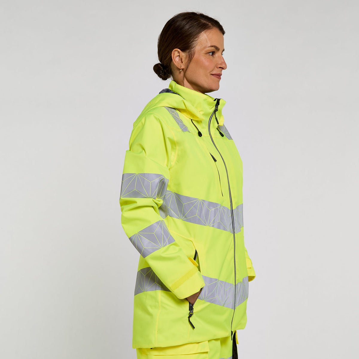 Pulsar Women's Shell Jacket Yellow REACT, image 2
