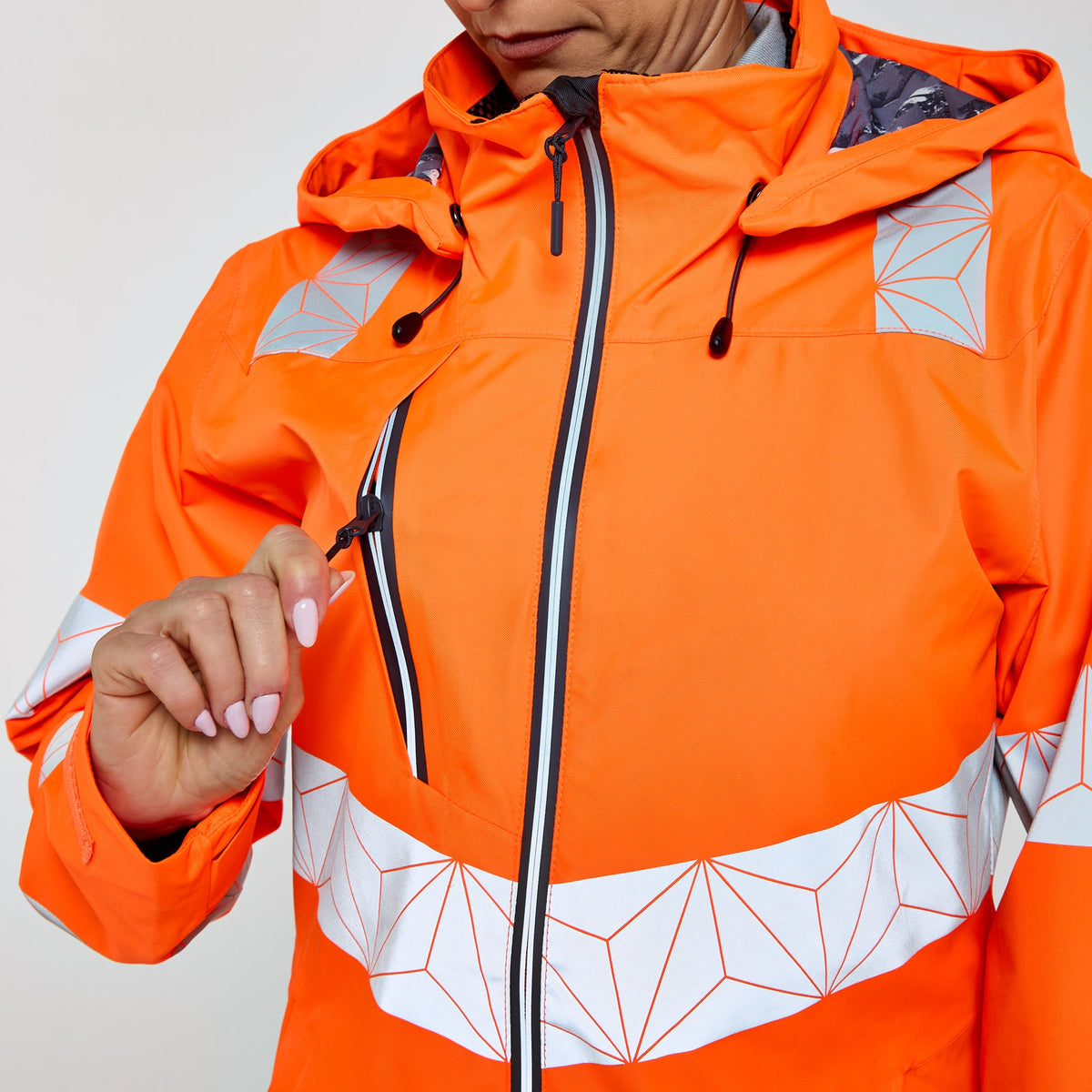 Pulsar Women's Shell Jacket Orange REACT, image 4