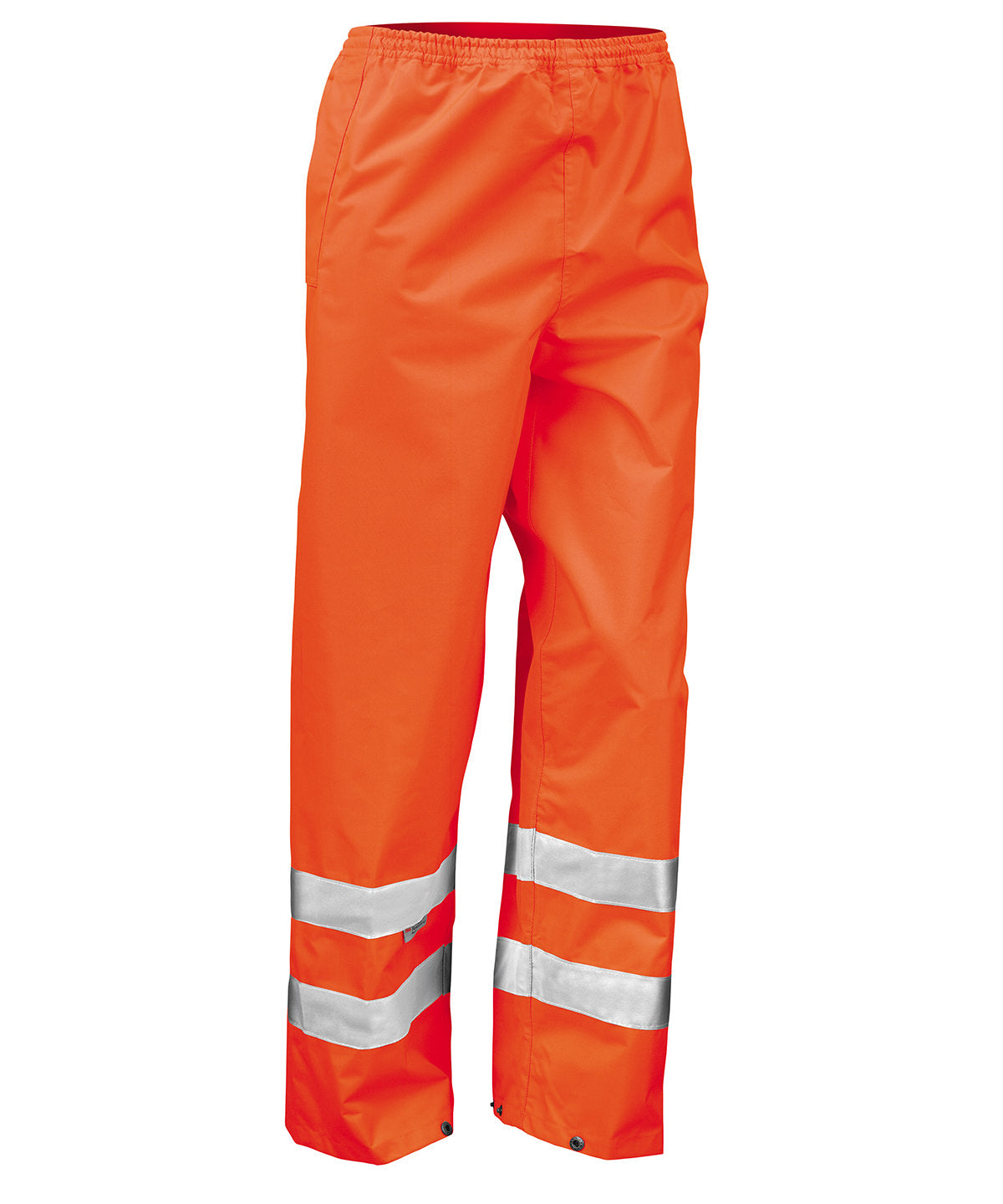 Result Safeguard Safety high-viz trousers in Fluorescent Orange, front view
