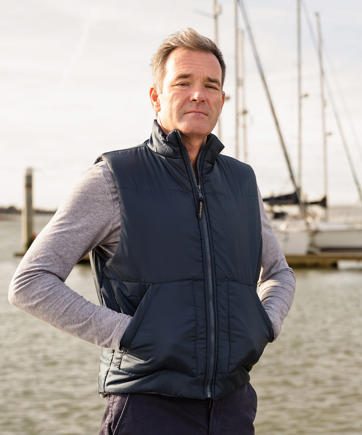 Result Fleece-lined bodywarmer, lifestyle photo
