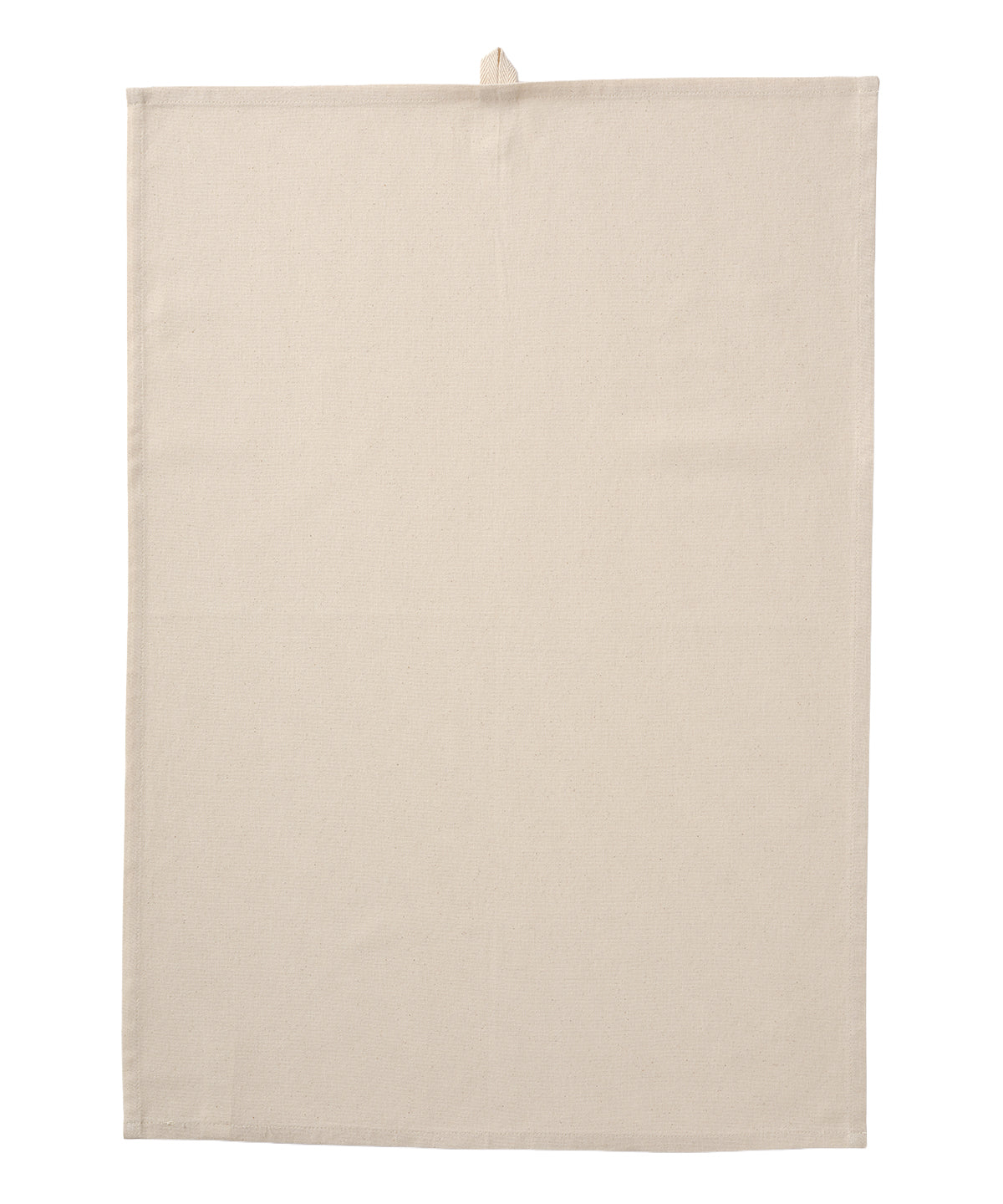 Nutshell Organic cotton tea towel in Natural, front view