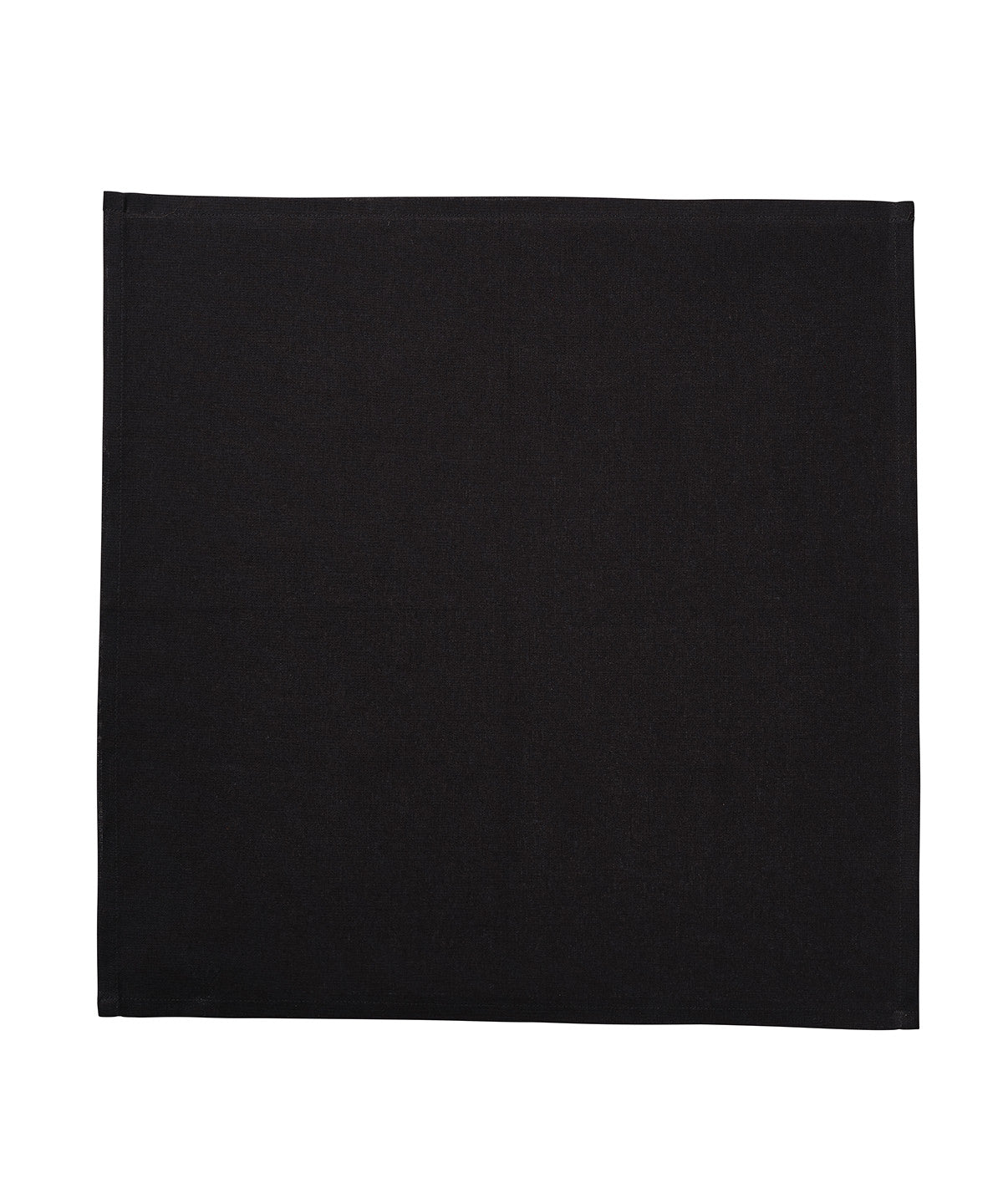 Nutshell Organic cotton napkin in Black, front view