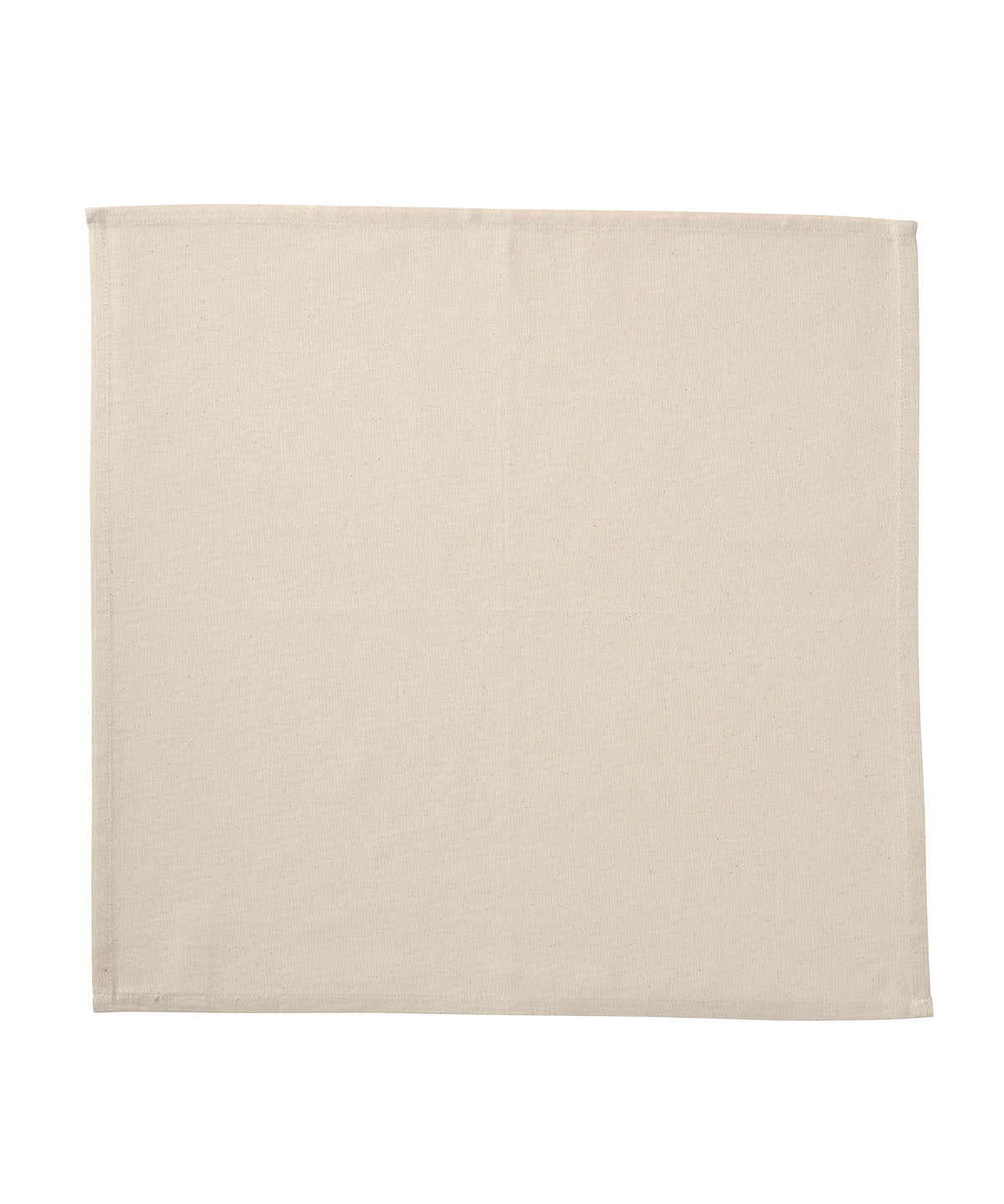 Nutshell Organic cotton napkin in Natural, front view