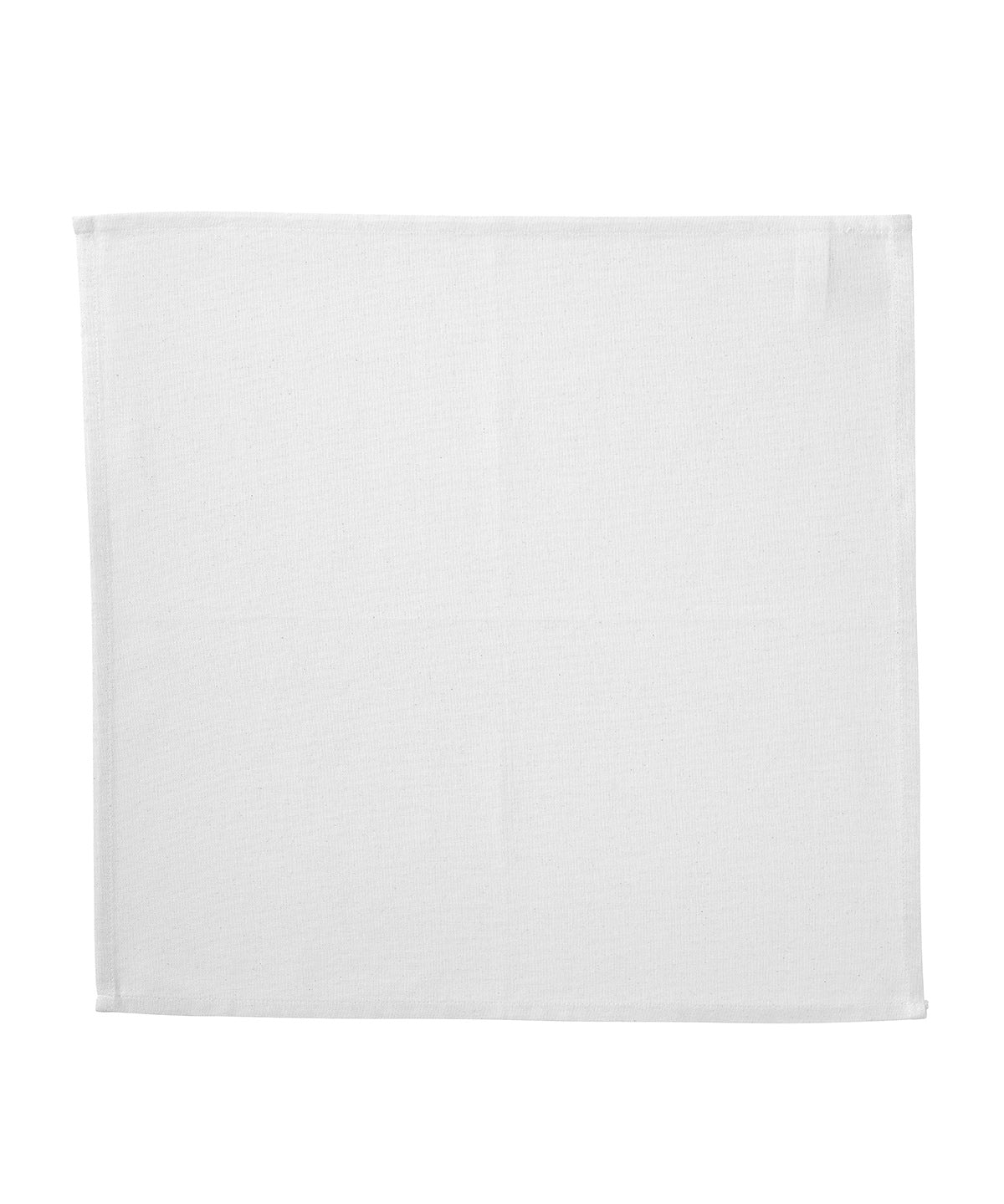 Nutshell Organic cotton napkin in White, front view