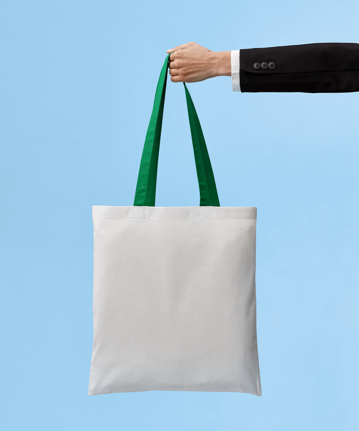 Nutshell Varsity cotton shopper long handle, lifestyle photo
