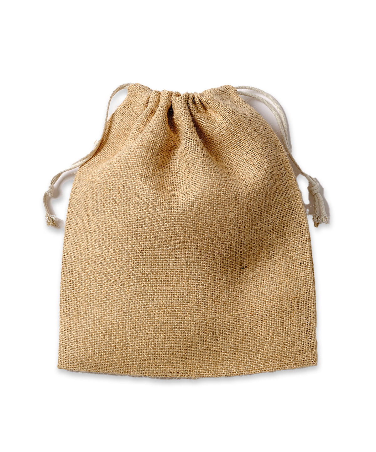 Nutshell Jute stuff bag in Natural, front view
