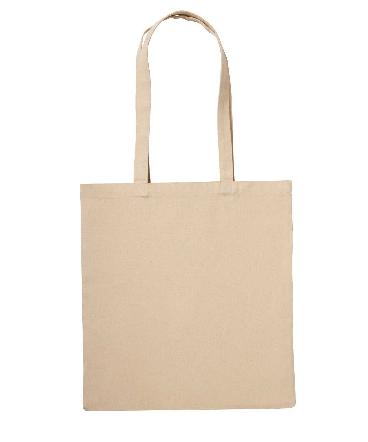 Nutshell Recycled premium canvas shopper in Natural, front view