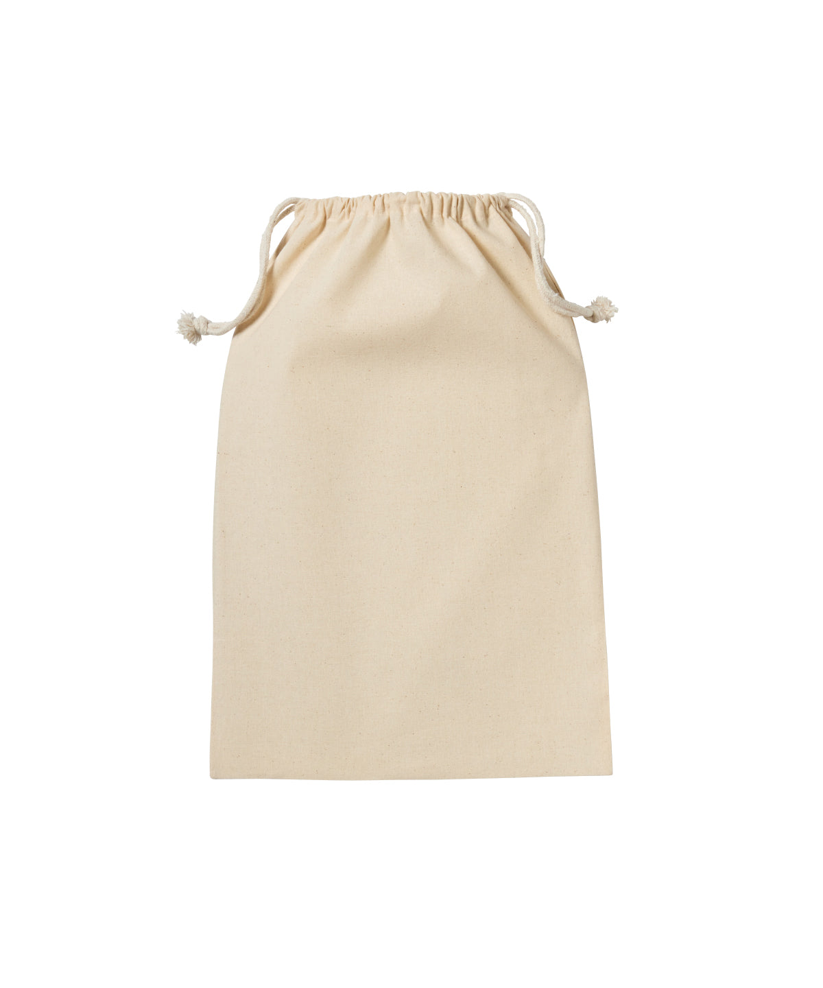 Nutshell Recycled cotton stuff bag in Natural, front view