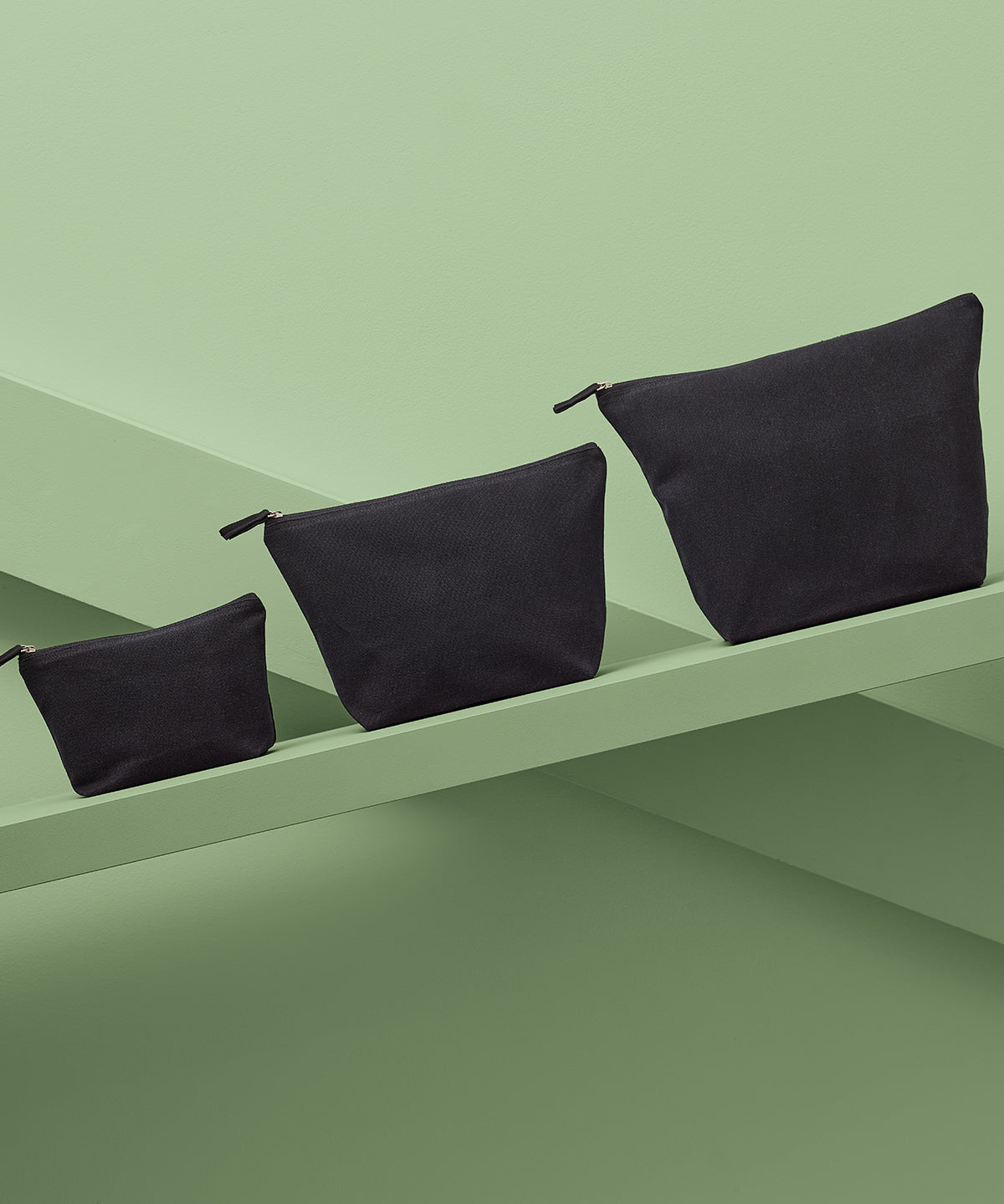 Nutshell Recycled luxe accessory bag, lifestyle photo