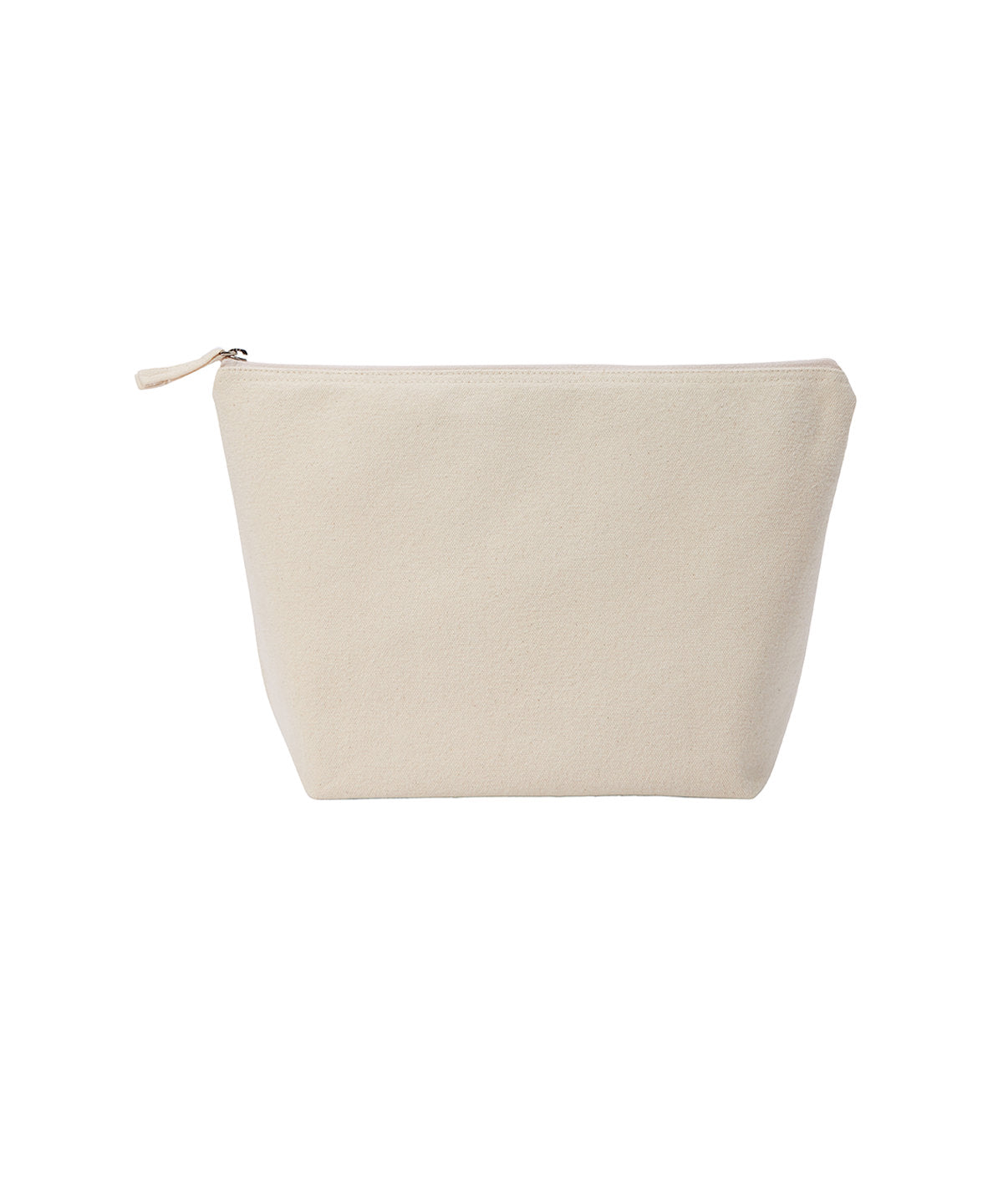 Nutshell Recycled luxe accessory bag in Natural, front view