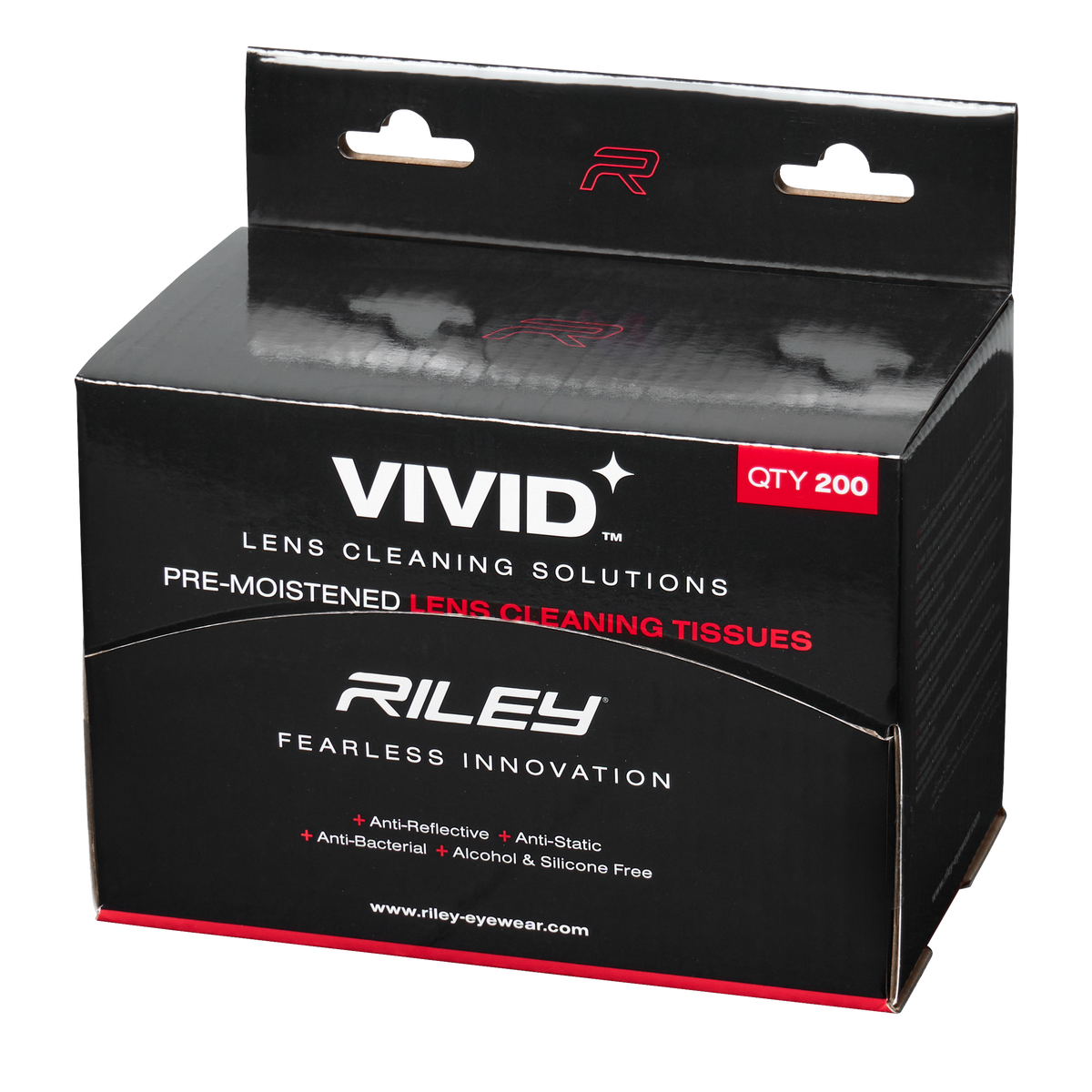 Riley Vivid Moist Lens Wipes (200pc)