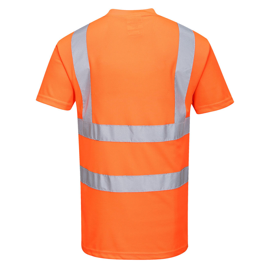 Portwest RT23 Hi-Vis T-Shirt S/S in Orange, back view