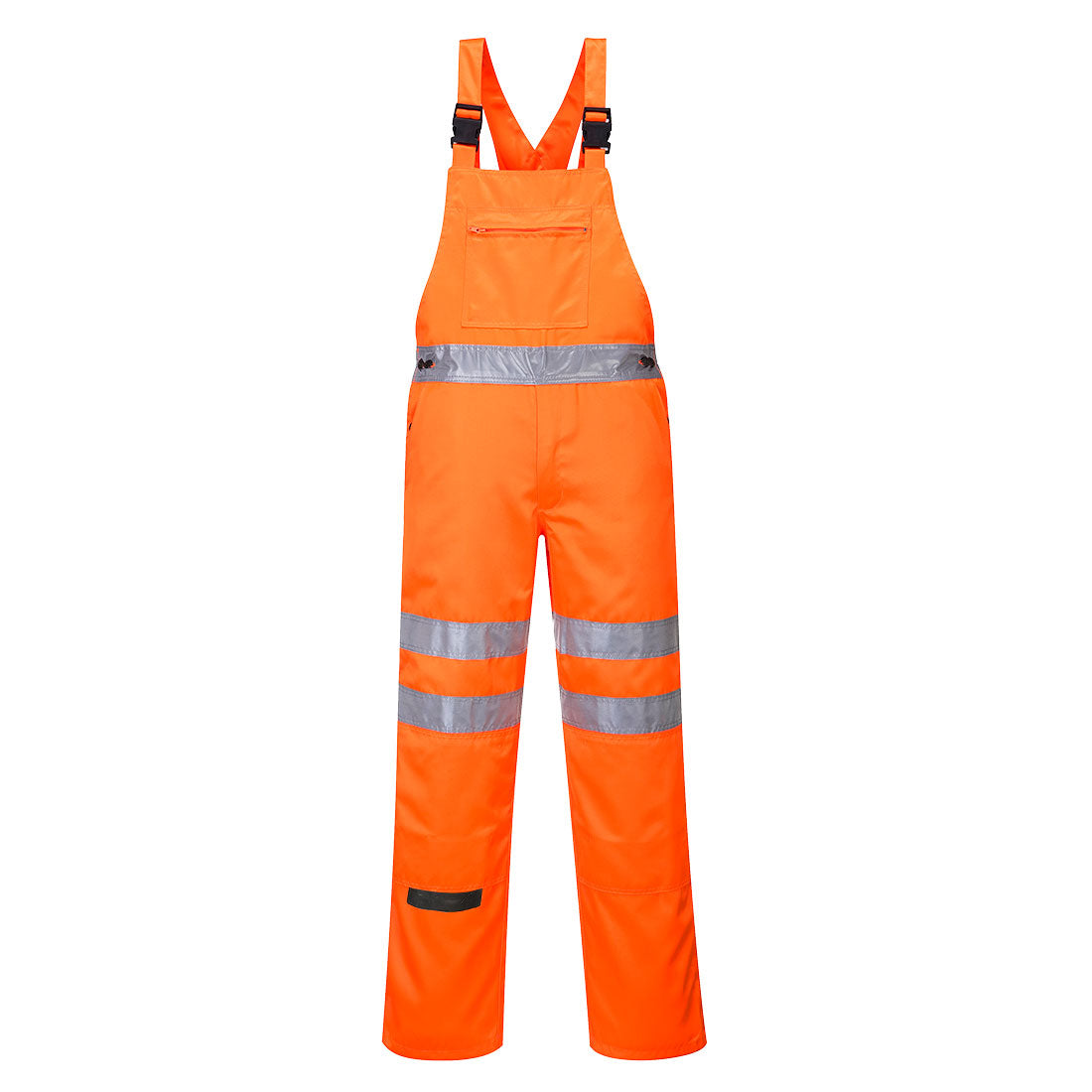 Portwest Hi-Vis Polycotton Service Bib and Brace in Orange, main product image