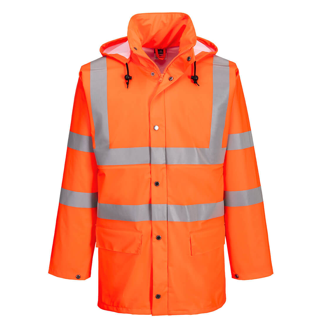 Portwest Sealtex Ultra Hi-Vis Rain Jacket in Orange, main product image