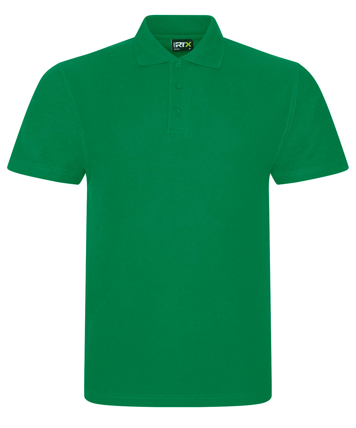 ProRTX Pro polo in Kelly Green, front view