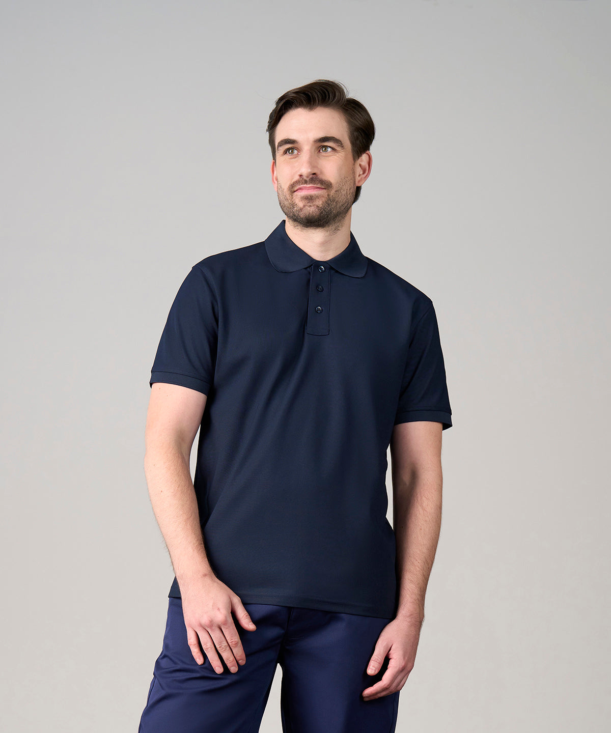 ProRTX Pro wicking polo, lifestyle photo