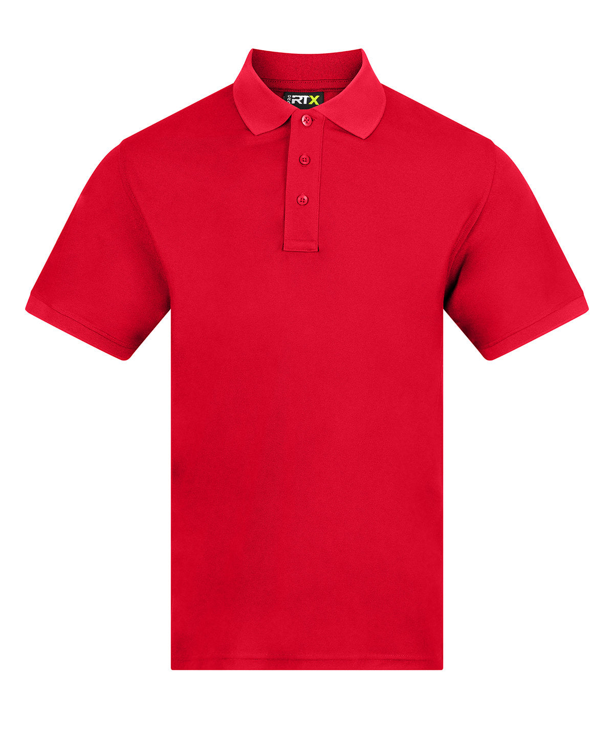 ProRTX Pro wicking polo in Red, front view