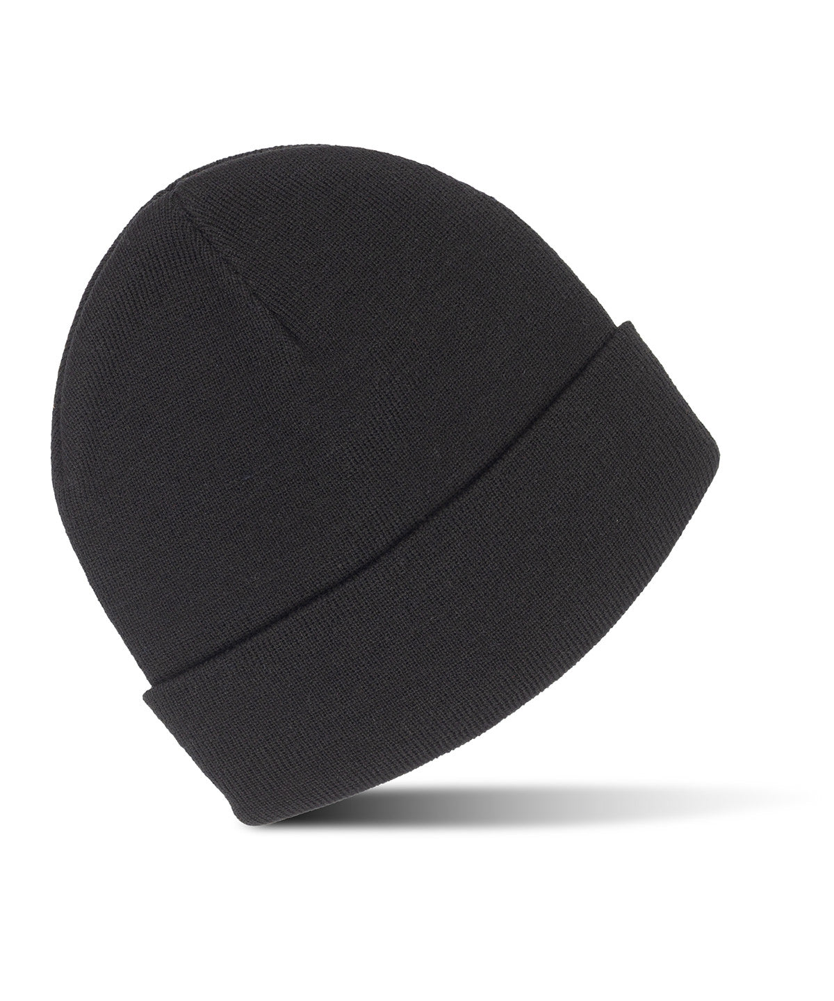ProRTX Pro cuffed beanie in Black, front view