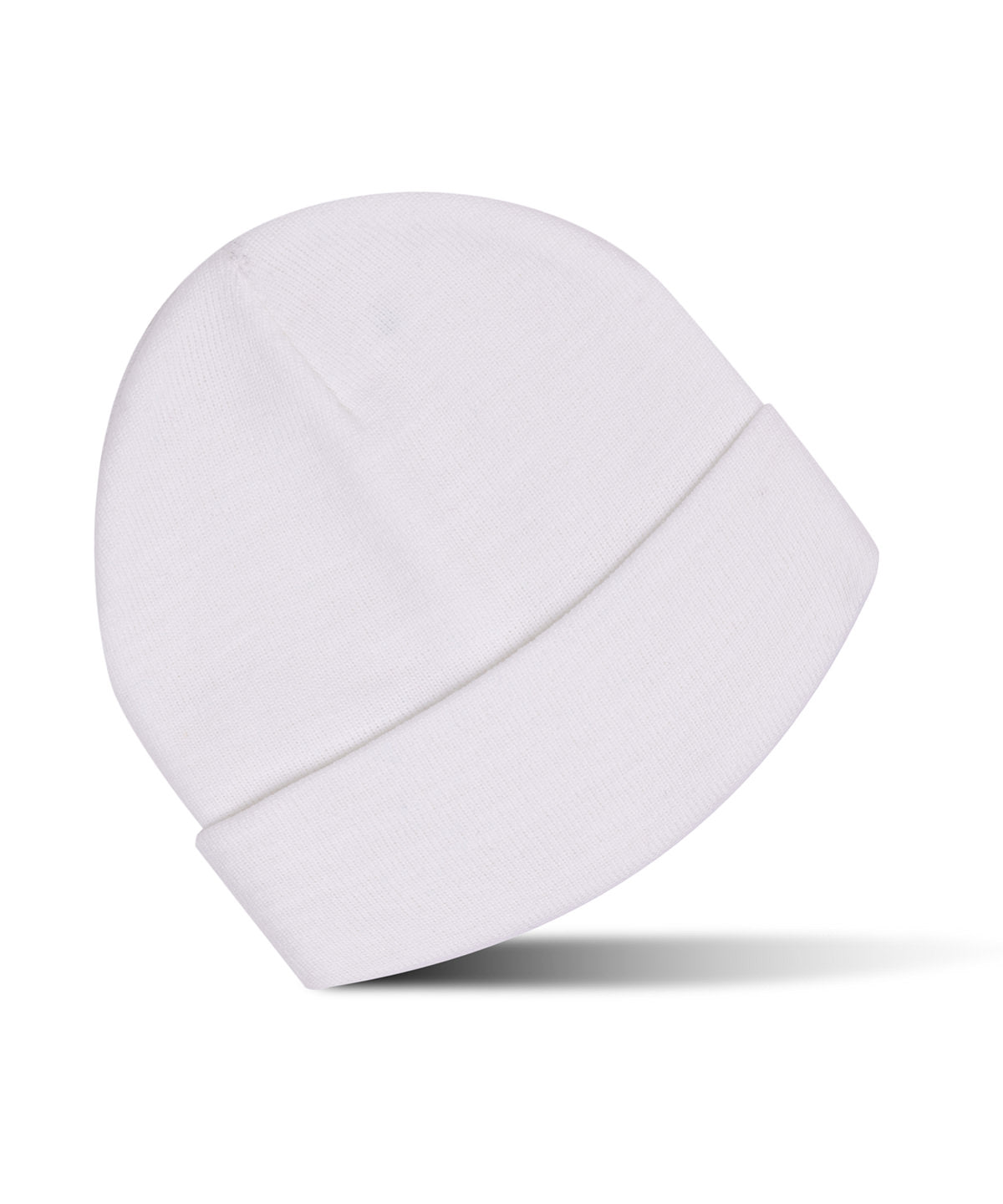 ProRTX Pro cuffed beanie in White, front view