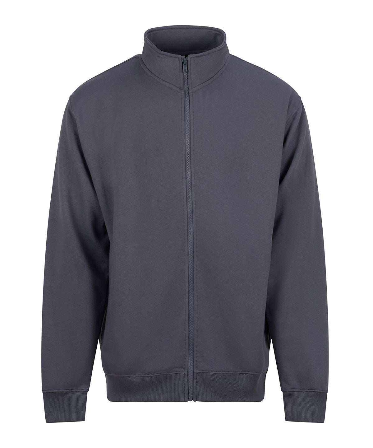 ProRTX Pro full-zip sweatshirt in Solid Grey, front view
