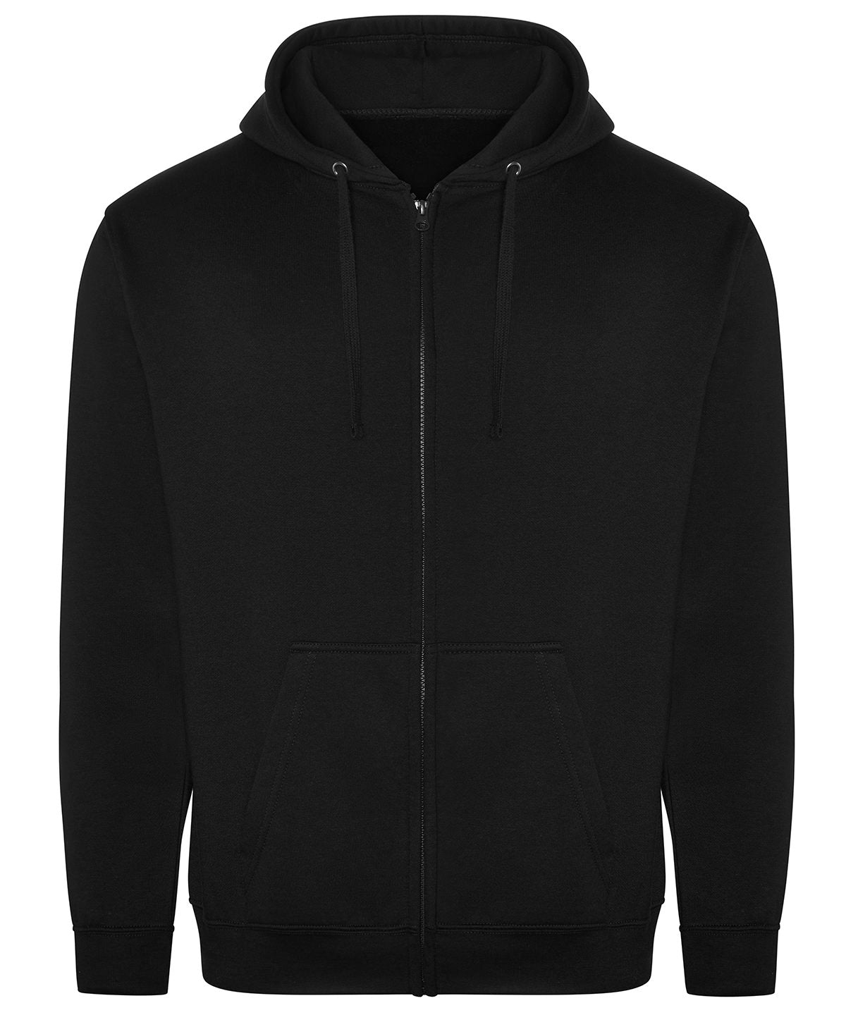 ProRTX Pro zip hoodie in Black, front view