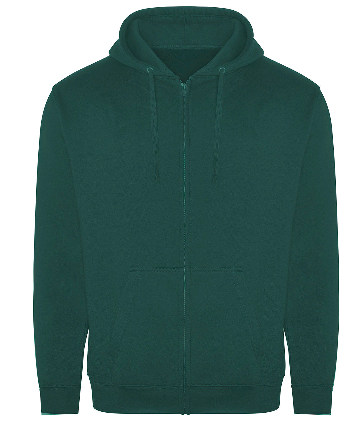 ProRTX Pro zip hoodie in Bottle Green, front view