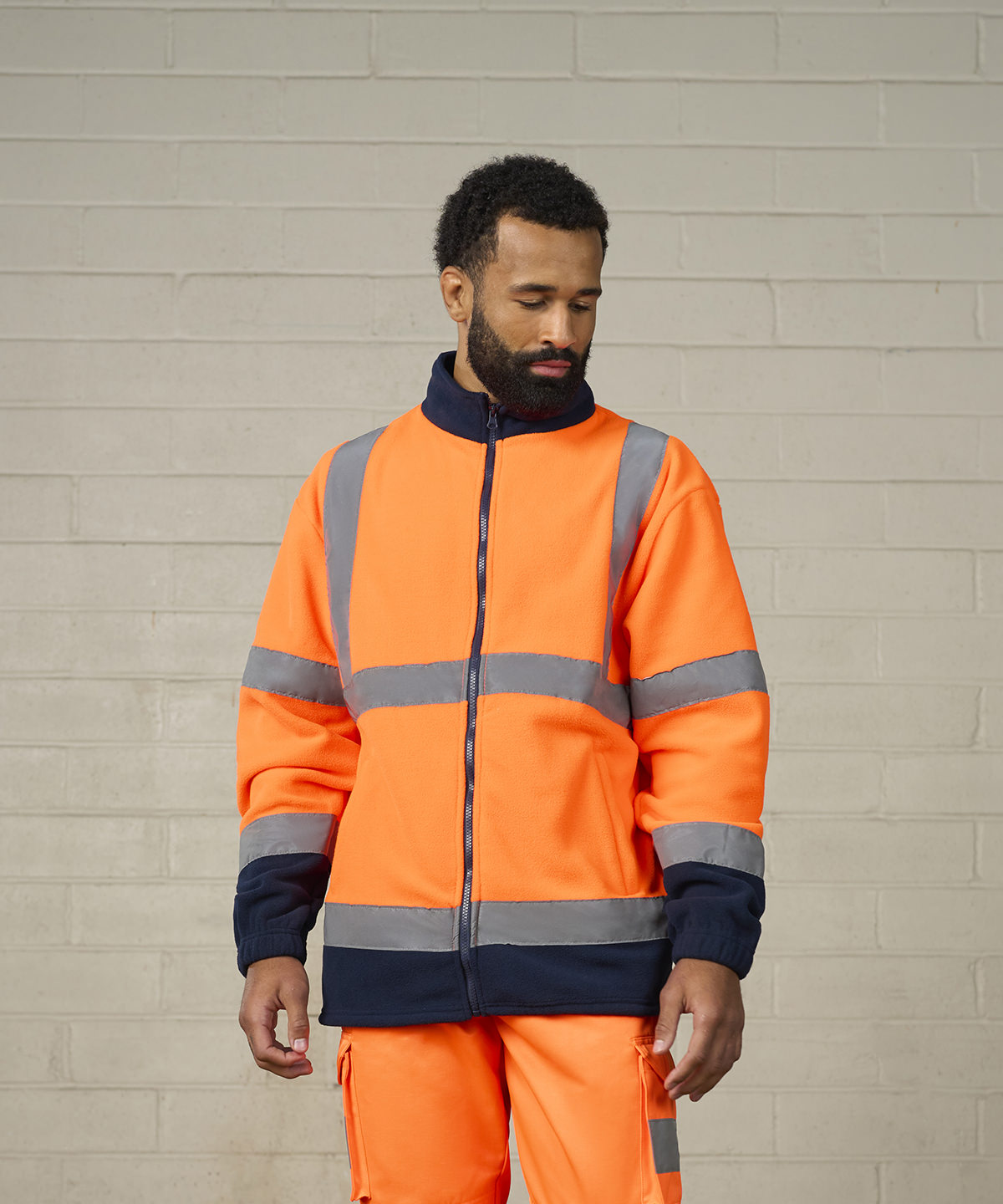 ProRTX High Visibility High visibility full-zip fleece, lifestyle photo