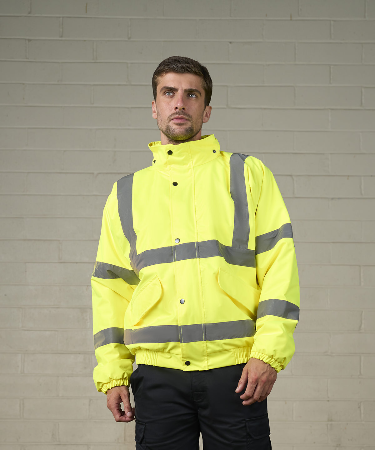 ProRTX High Visibility High visibility bomber jacket, lifestyle photo