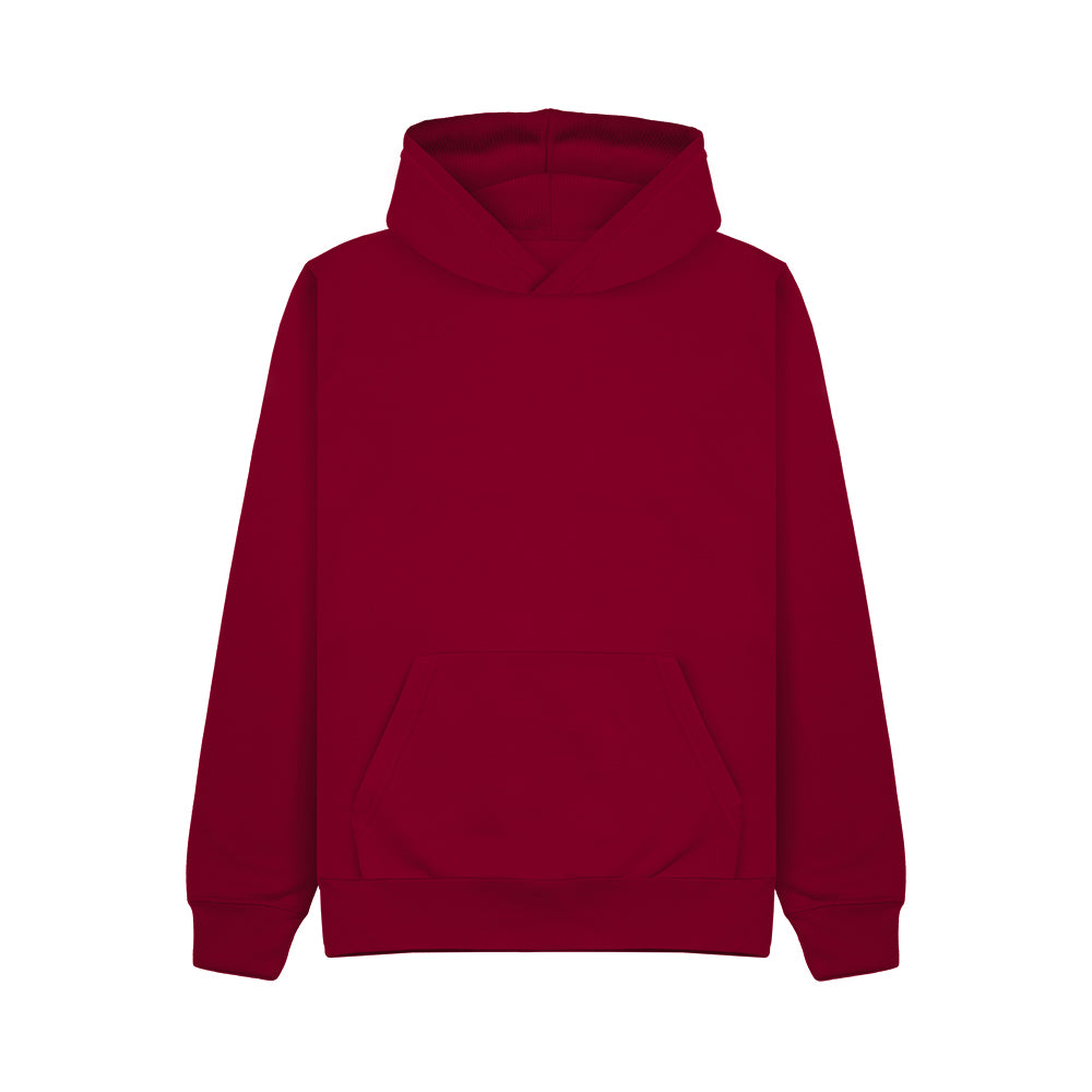 Cotton Ridge CR02K Apollo Kids Comfort Cut Hoodie in Red