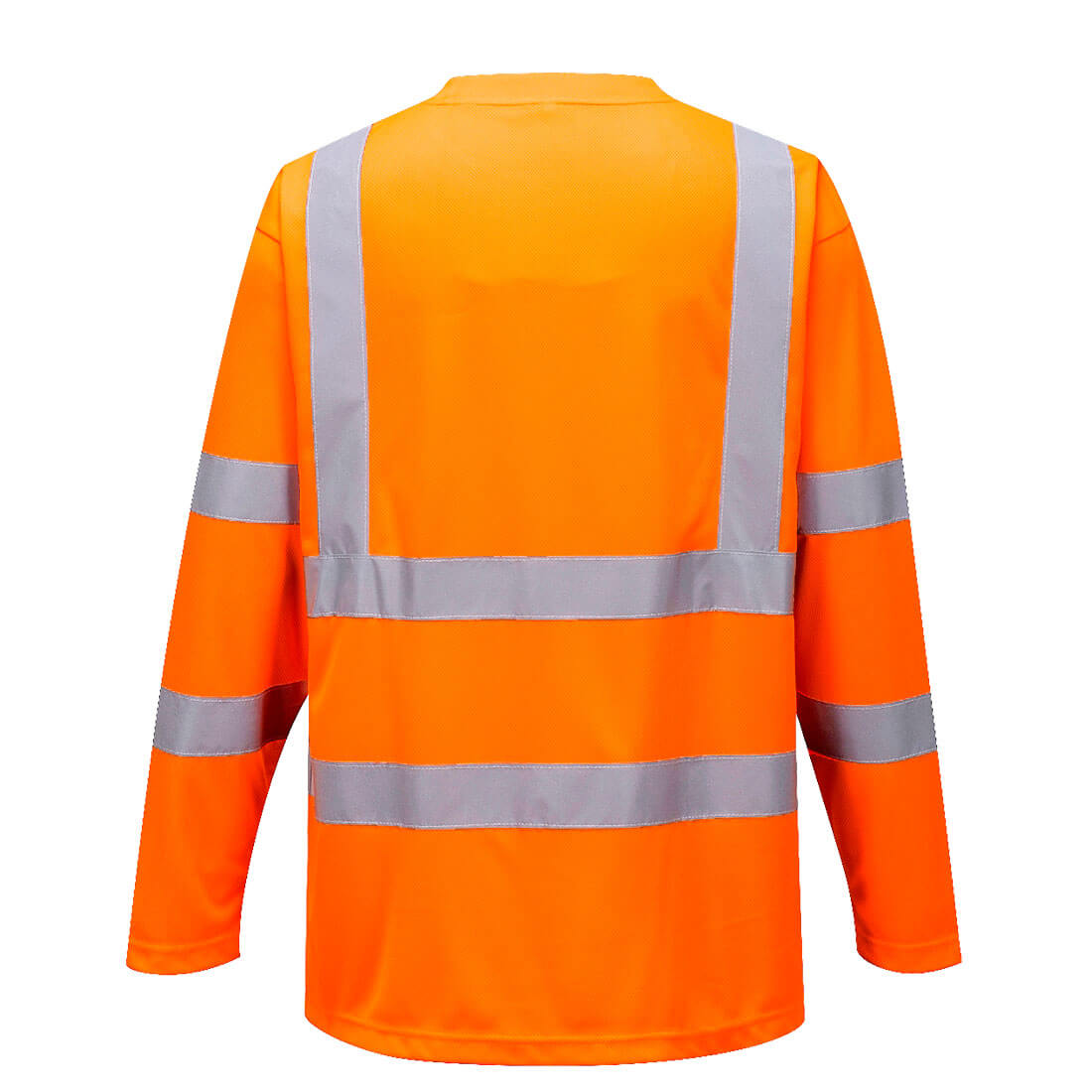 Portwest S178 Hi-Vis T-Shirt L/S in Orange, back view