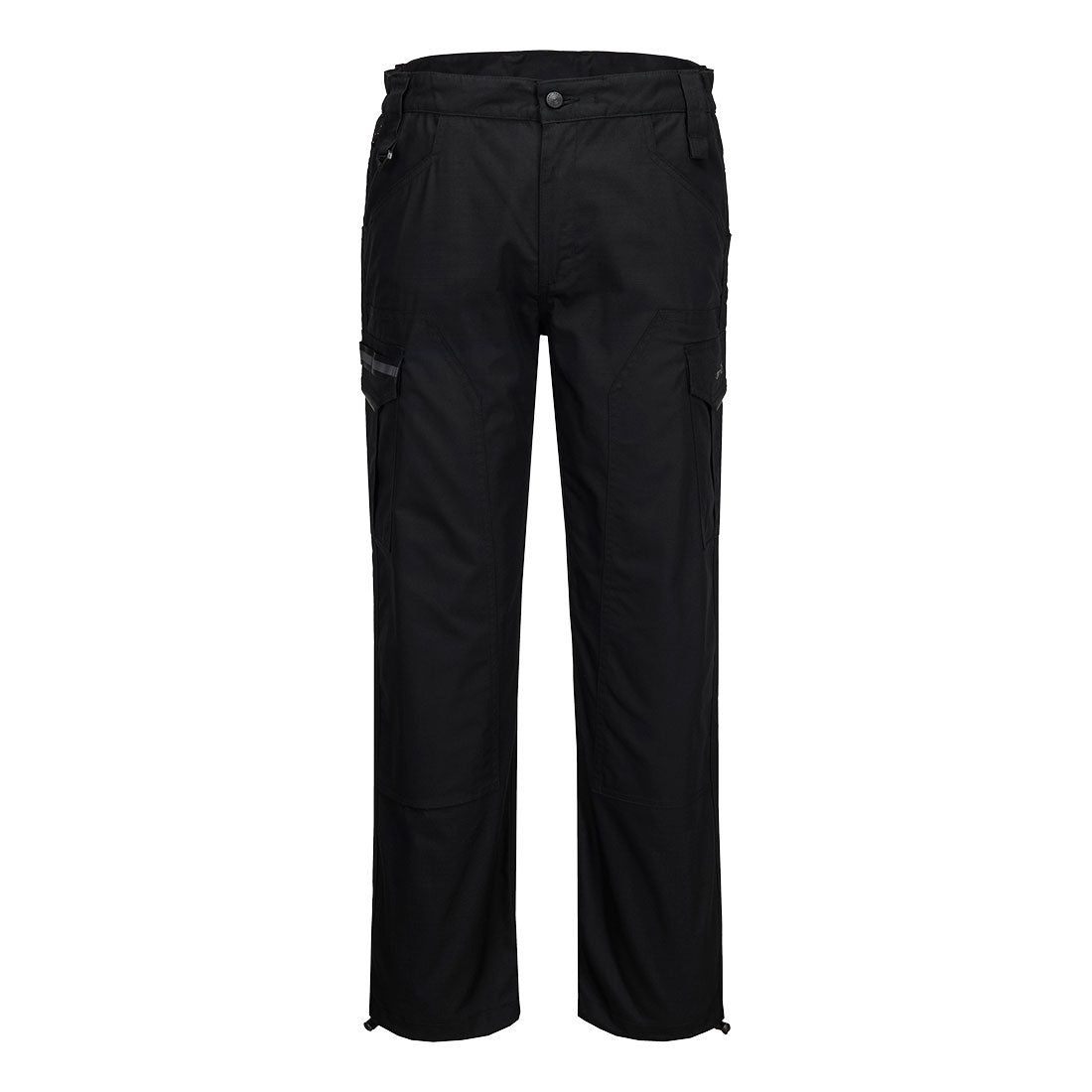 Portwest Ripstop Combat Trousers in Black, main product image