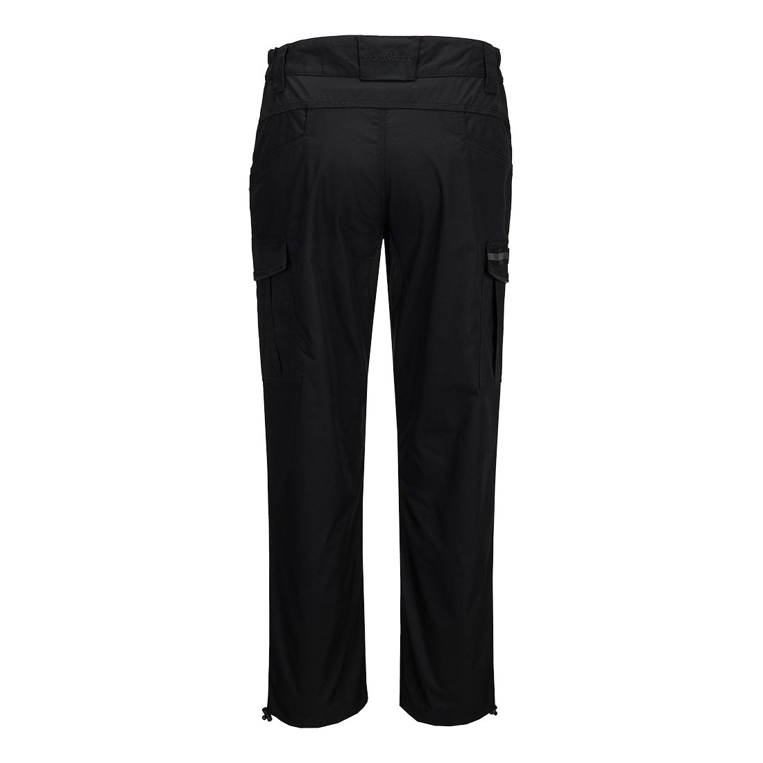 Portwest S227 Ripstop Combat Trousers in Black, back view