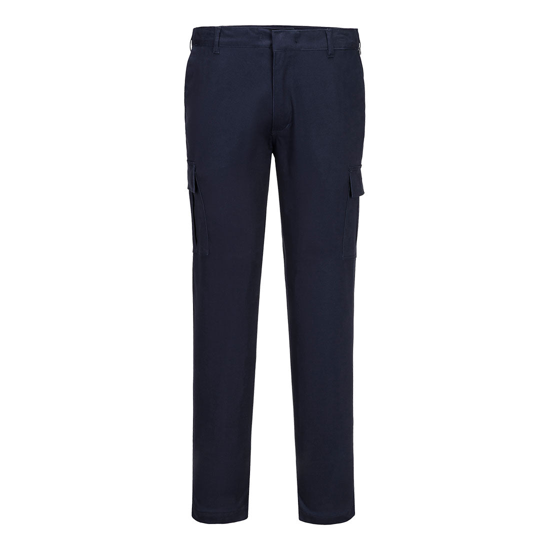 Portwest Stretch Slim Fit Combat Trousers in Navy, image 4