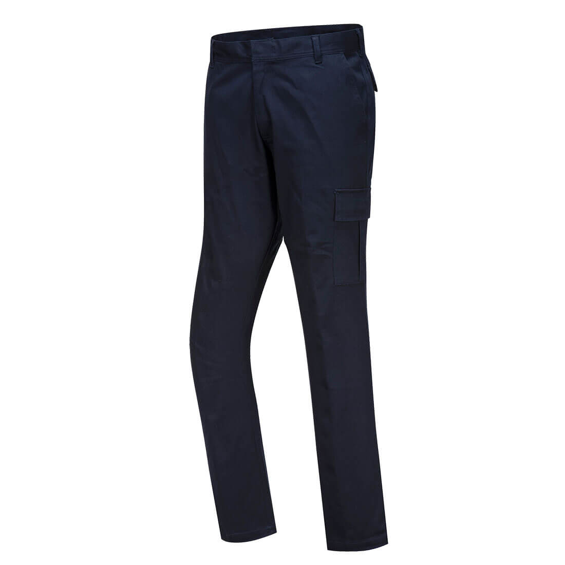 Portwest Stretch Slim Fit Combat Trousers in Navy, image 5