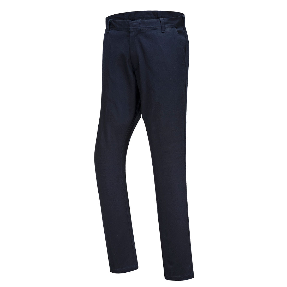 Portwest Stretch Slim Chino Trousers in Dark Navy, image 3