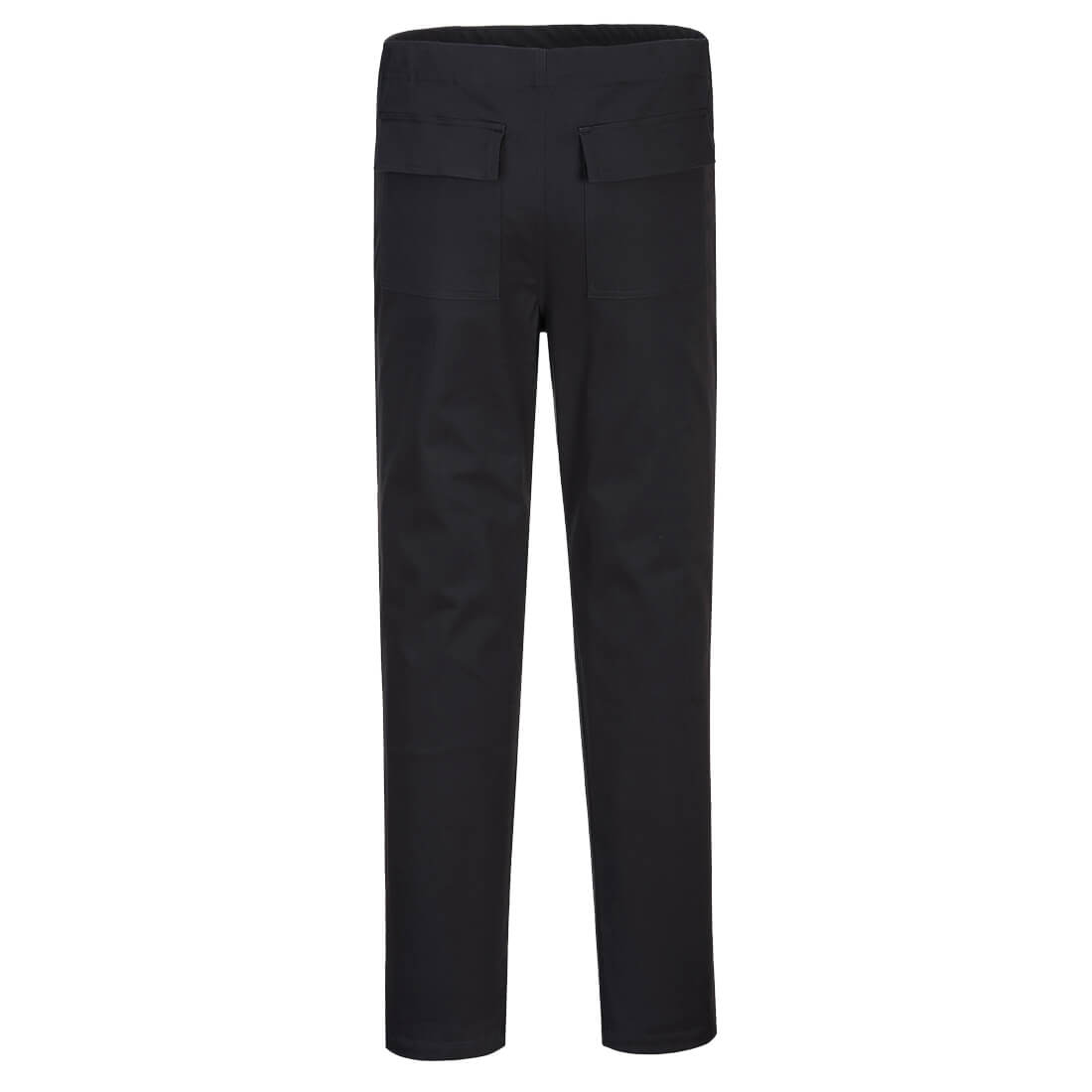 Portwest S234 Stretch Maternity Trousers in Black, back view