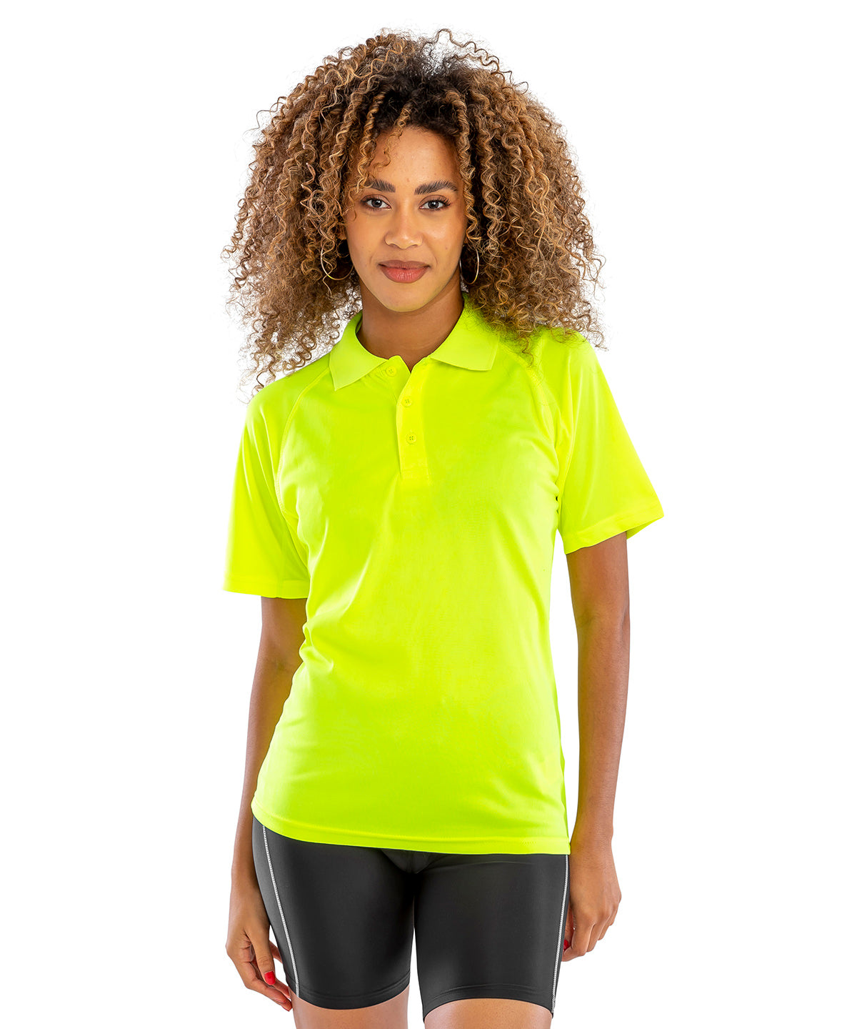 Spiro Performance Aircool polo shirt, lifestyle photo