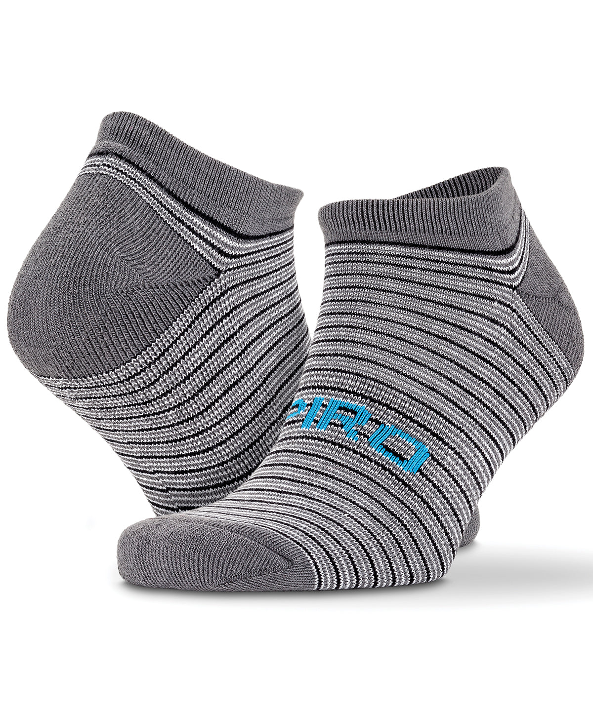 Spiro 3-pack mixed stripe sneaker socks in Assorted, lifestyle photo