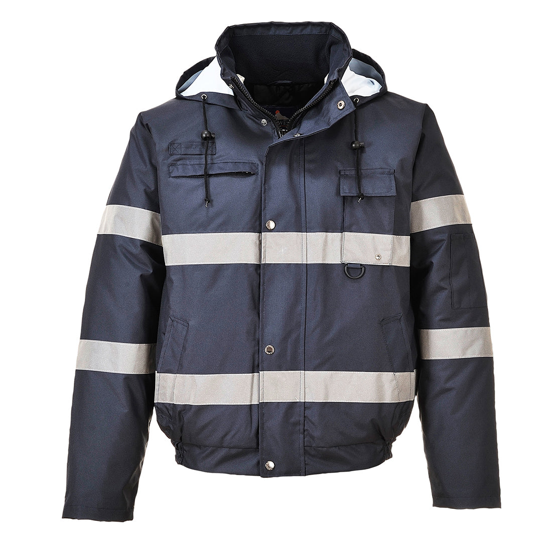 Portwest Iona Winter Bomber Jacket in Navy, image 2
