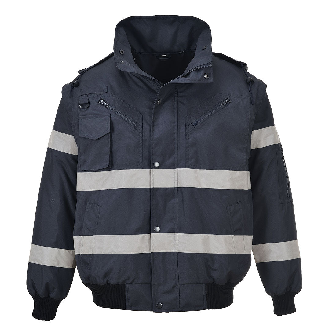 Portwest Iona 4-in-1 Bomber Jacket in Navy, image 2