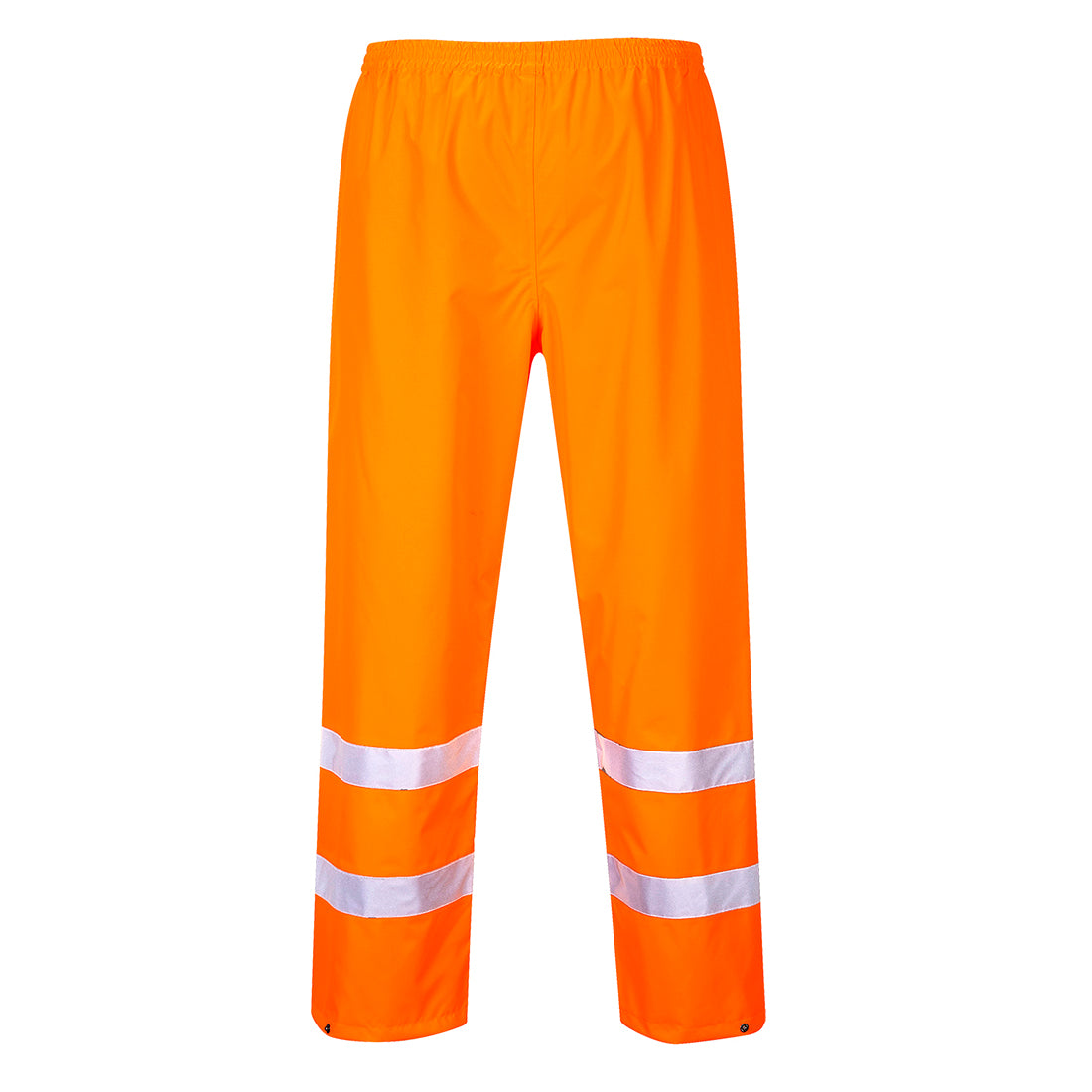Portwest Hi-Vis Rain Traffic Trousers in Orange, main product image