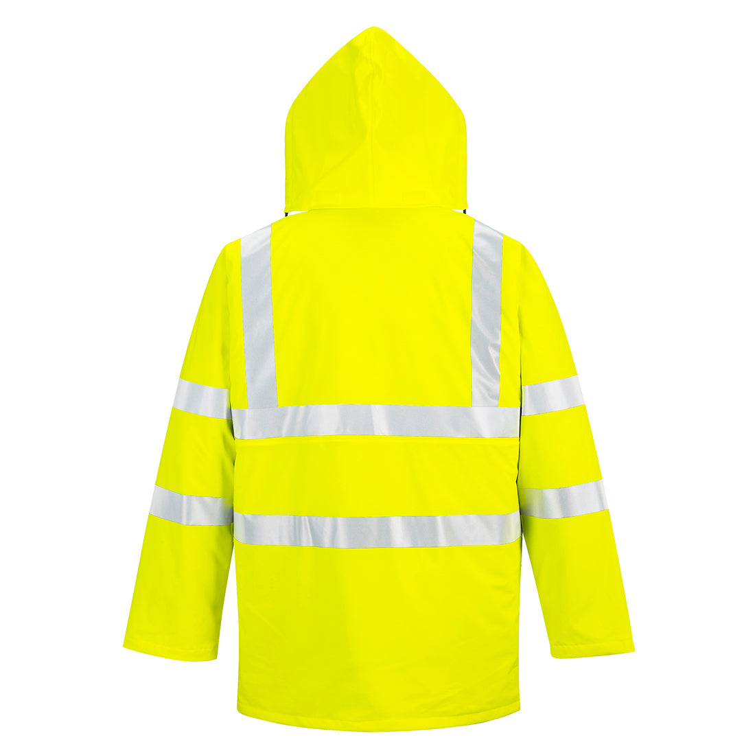 Portwest S490 Sealtex Ultra Hi-Vis Winter Jacket in Yellow, back view