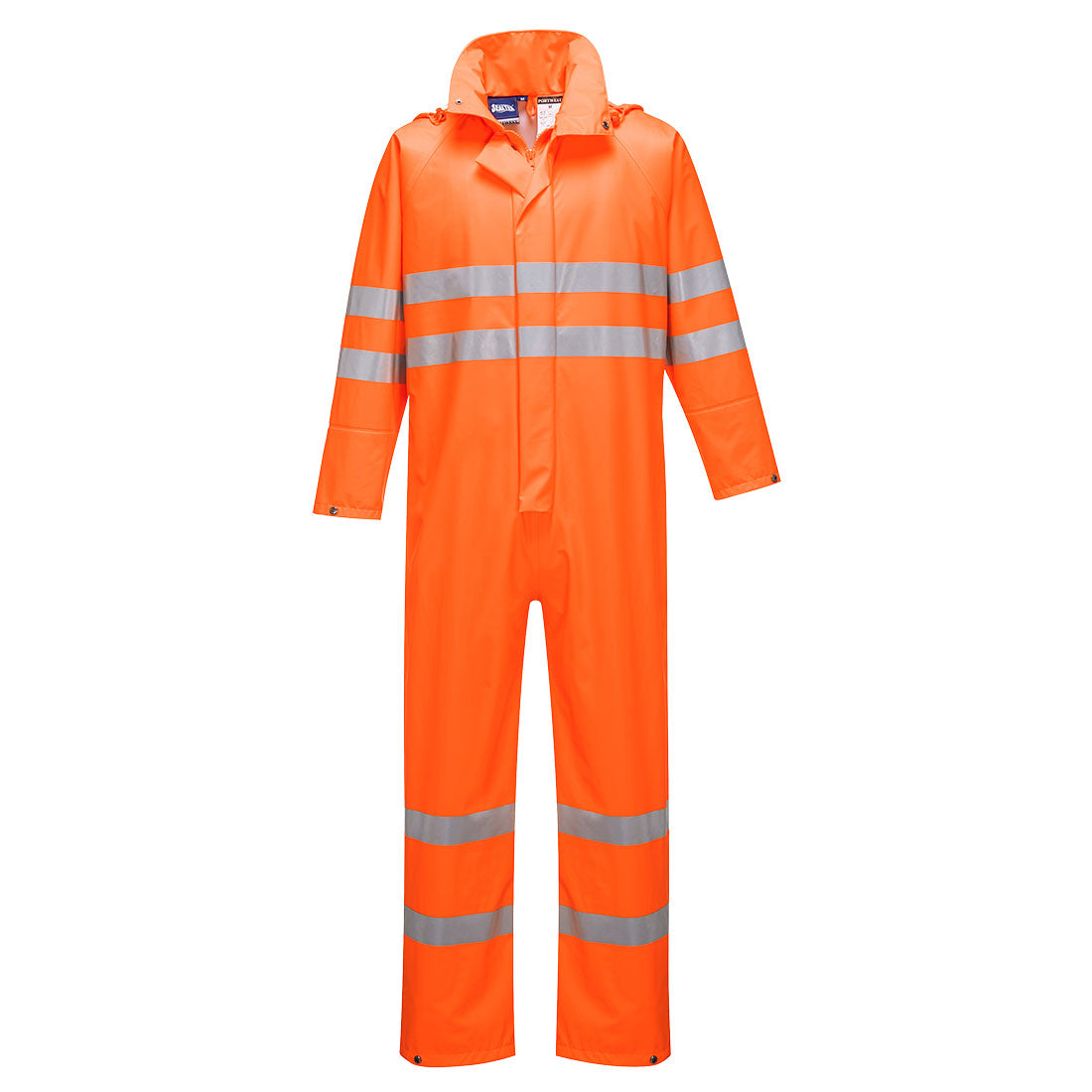 Portwest Sealtex Ultra Hi-Vis Rain Coverall in Orange, main product image