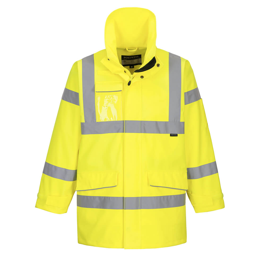 Portwest Hi-Vis Extreme Rain Jacket in Yellow, image 2