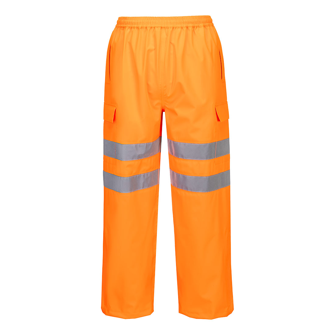 Portwest Hi-Vis Extreme Rain Trousers in Orange, main product image