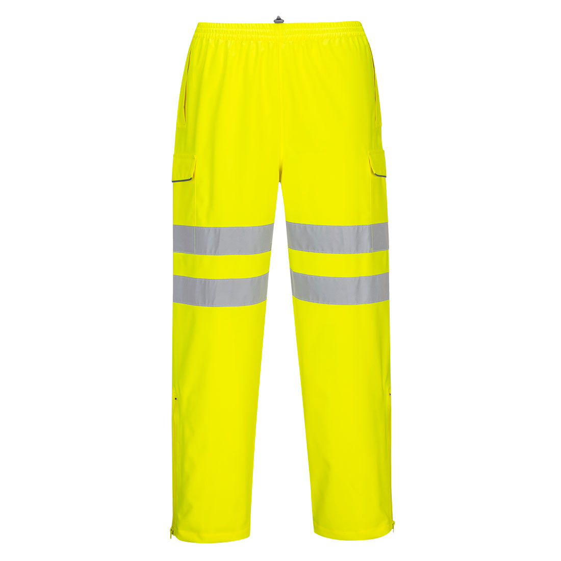 Portwest Hi-Vis Extreme Rain Trousers in Yellow, image 2
